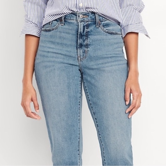 Old Navy Denim - Old Navy curvy & tall Straight Leg Jeans